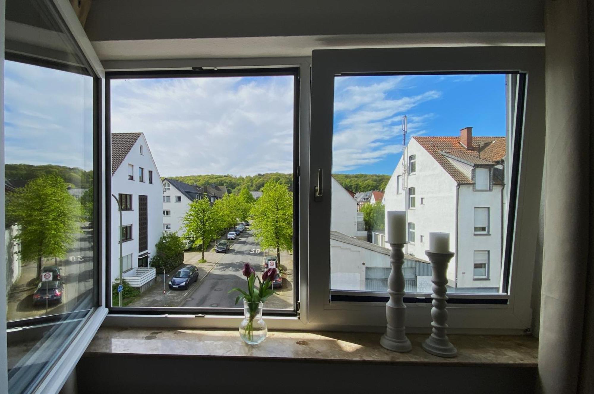 Osnabrück Schoelerberg Apartment Mit Tiefgaragenparkplatz Und Kingsize-Bett מראה חיצוני תמונה